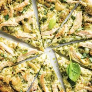 Chicken Pesto Pizza - Halal
