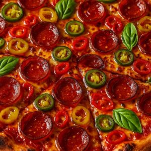 Hot Honey Inferno Pepperoni Pizza - Halal
